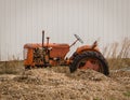 Rustic tractor has seen better days