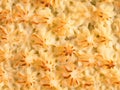 Rustic traditional british shepard pie crust food background Royalty Free Stock Photo