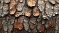 Rustic Tree Bark Texture, A Close-Up View of Nature\'s Pattern