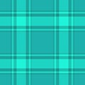 Rustic vector background seamless, newborn pattern textile fabric. Linear check tartan texture plaid in teal and bright colors