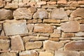 Rustic wall with layers of different shapes