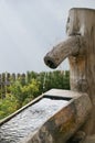 Rustic water trough Royalty Free Stock Photo