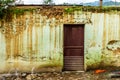 Rustic, weathered house exterior, Central America Royalty Free Stock Photo