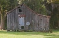 Rustic, weathered old shack