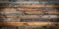 Rustic weathered wood planks a textured background of reclaimed lumber. Generative AI Royalty Free Stock Photo
