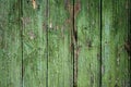 Old green wooden planks wood texture Royalty Free Stock Photo