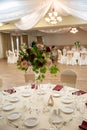Rustic Wedding reception. Royalty Free Stock Photo