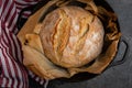 Rustic White Bread Baked in a Dutch Oven