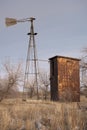 Rustic windmill on a Colorado ranch