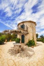 A rustic windmill in Skinari, Zakynthos island Royalty Free Stock Photo