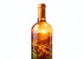 Rustic Wine Bottle Cork Texture A Double Exposure Abstract Background for Design Inspiration Royalty Free Stock Photo