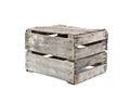 Rustic wood crate Royalty Free Stock Photo