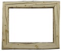 Rustic wood frame Royalty Free Stock Photo