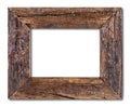 Rustic wood frame Royalty Free Stock Photo