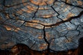 Rustic wood grain texture close-up Royalty Free Stock Photo