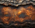 Rustic wood grain texture close-up Royalty Free Stock Photo