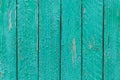 Rustic wood texture or background with scratched turquoise paint Royalty Free Stock Photo