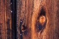 Rustic wooden background texture: Knothole Royalty Free Stock Photo