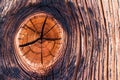 Rustic wooden background texture: Knothole Royalty Free Stock Photo