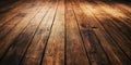 Rustic wooden floor texture with visible planks and subtle scuff marks for an