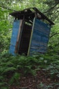 Rustic Wooden Outhouse