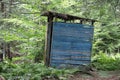 Rustic Wooden Outhouse