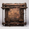 Stunning Vintage-Styled Wooden Plaque with Elegant Scroll Design: A Rustic Artwork Masterpiece!