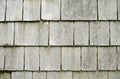 Faded Old Weathered Wooden Shingles Royalty Free Stock Photo