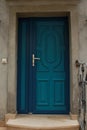 Rustical Vintage Marine Dark Blue Door