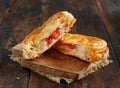 Rustico - traditional pastry from Lecce, Italy Royalty Free Stock Photo