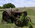 A Rusting Antique Case Tractor