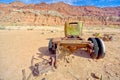 Rusting Antique Truck at Lonely Dell Ranch AZ Royalty Free Stock Photo