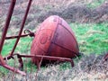 A bouy out of water