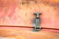 Rusting panel and latch Royalty Free Stock Photo