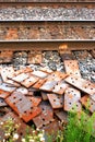 Rusting Train Track Components