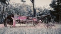 Rusting Vintage Farm Machinery Royalty Free Stock Photo