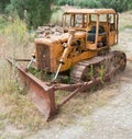 Rusty Abandoned Bulldozer