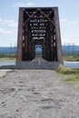 Rusty Abandoned Old Train Trestle Bridge In Newfoundland Royalty Free Stock Photo