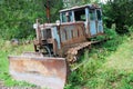 Rusty abandoned tractor Royalty Free Stock Photo