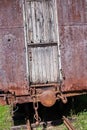 Rusty abandoned wagon