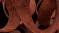 The Rusty Abstract Background for texture concept 3d rendering Royalty Free Stock Photo