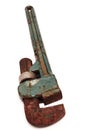 Rusty adjustable spanner