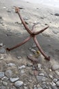 Rusty Anchor, Iceland Royalty Free Stock Photo