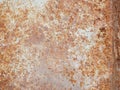 Rusty background. Old rusty metal sheet. Royalty Free Stock Photo