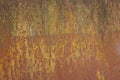 rusty background surface in tints of brown, yellow and gray Royalty Free Stock Photo