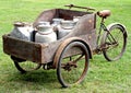 Rusty bikes of ancient milkman