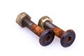 Rusty Bolt and Nut Royalty Free Stock Photo