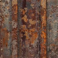 Rusty brown metal backdrop with a textured, rough surface