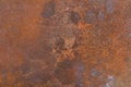 Rusty brown old surface steel texture metal background corrosion rust Royalty Free Stock Photo