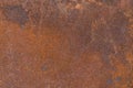 Rusty brown old surface steel texture metal background corrosion rust Royalty Free Stock Photo